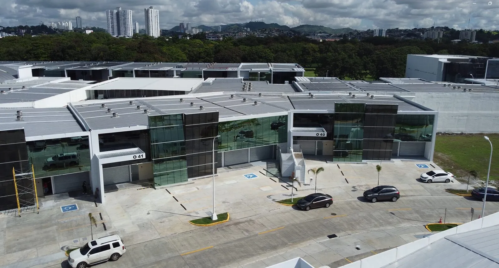 Vista aérea de Panamá Viejo Business Center