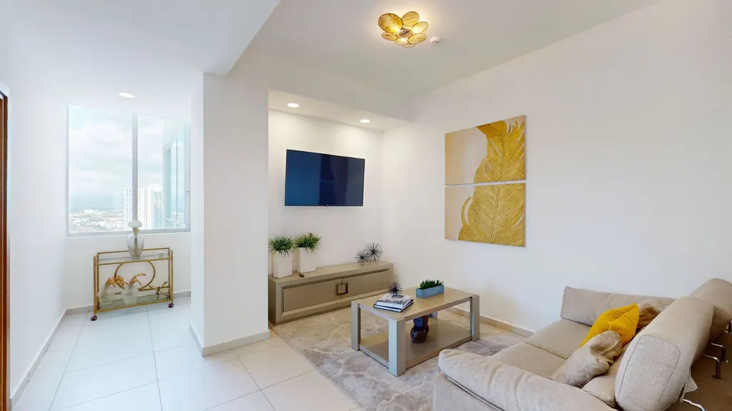 Render de la sala del modelo SMARTXY de MAUI