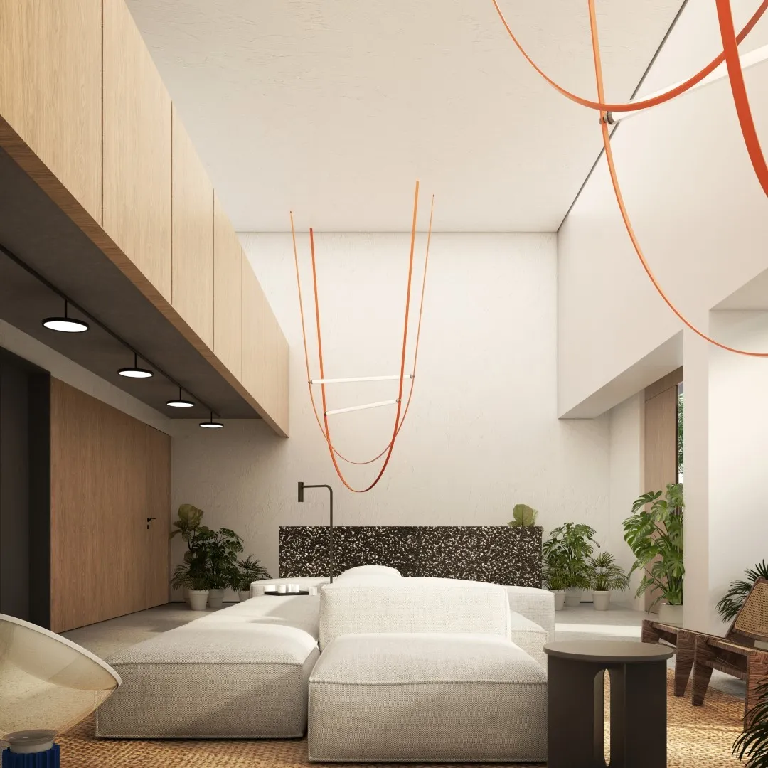 Interior de apartamento en Nook Residence