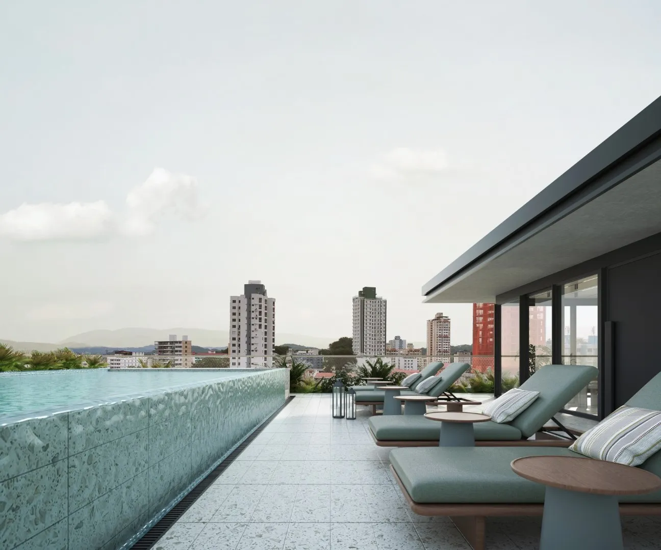 Espacio flexible del apartamento Tipo B–C