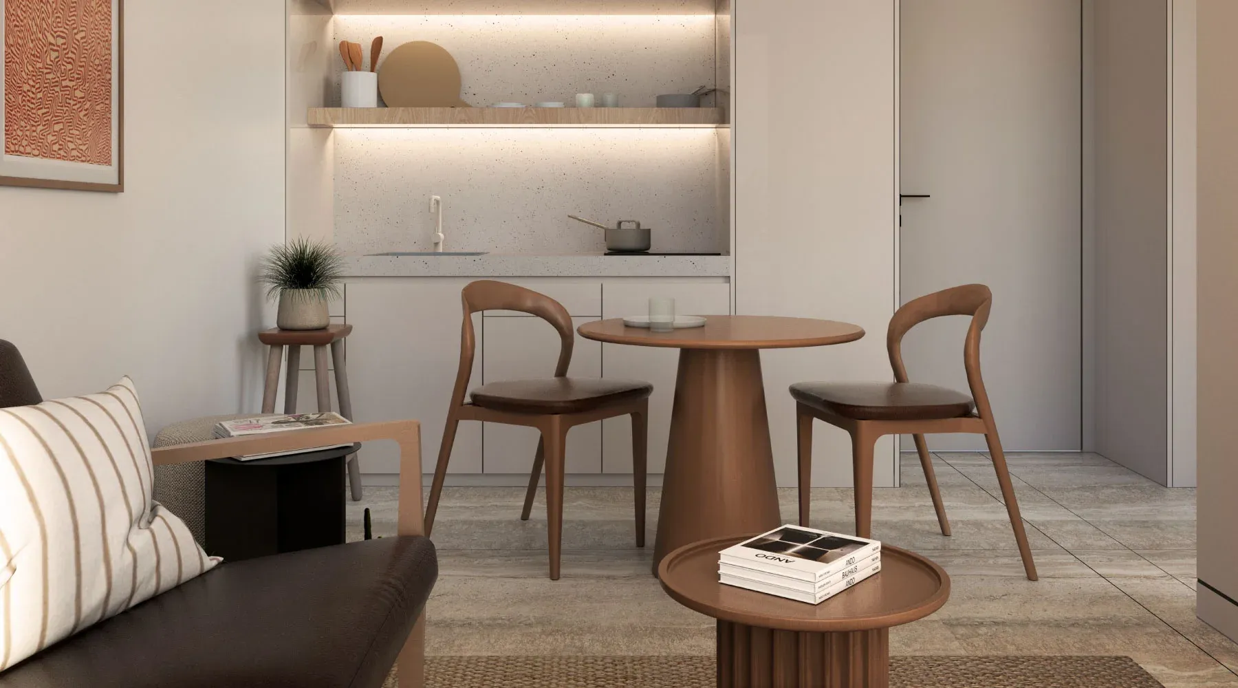 Interior de apartamento en Paly